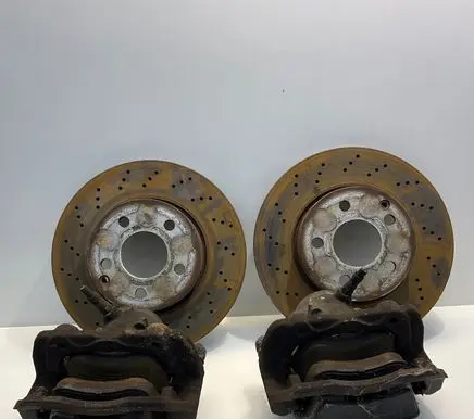 Mercedes-Benz C W204 Brake discs and calipers set 