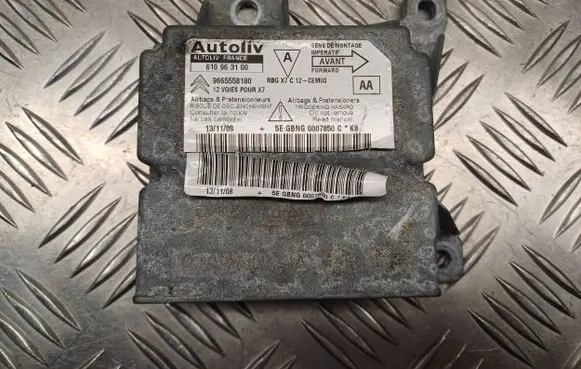 Citroen C5 Airbag control unit/module 9665558180 610963100