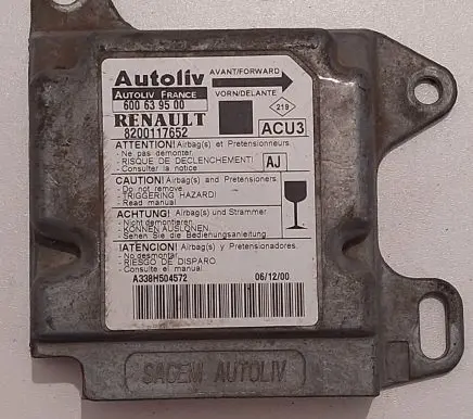 Renault Scenic RX Airbag control unit/module 600639500 8200117652 A338H504572