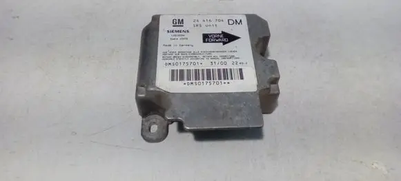 Opel Zafira A Airbag control unit/module 24416704DM 1923594 5WK42978