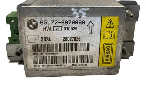 BMW 7 E65 E66 Airbag control unit/module 6970890 28027626 65776970890