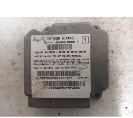 Renault Espace III Airbag control unit/module 6025313596F 90T00701 5WK42551