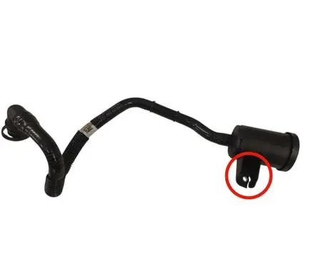 Audi A5 Breather/breather pipe/hose 8W0906621A 8W6133366