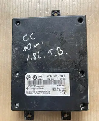 Volkswagen PASSAT B7 Bluetooth control unit module 7P6035730B 100022400109
