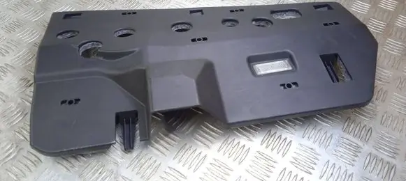 Volkswagen Touareg II Dashboard lower bottom trim panel 7P1863082
