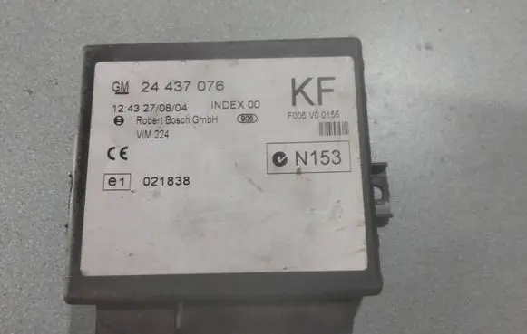 Opel Zafira A Comfort/convenience module 24437076 F005V00155 021838
