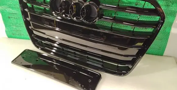 Audi A6 S6 C7 4G Front bumper upper radiator grill FULLBLACK 4G0853653A 4G0853651A