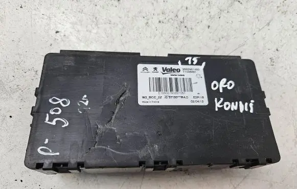 Peugeot 508 Air conditioning/heating control unit 9665961480