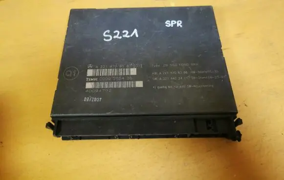 Mercedes-Benz S W221 Seat control module A2218706187