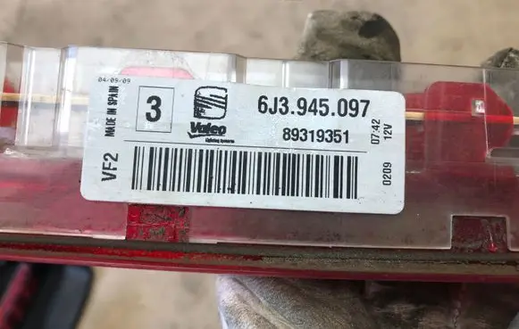 Seat Ibiza IV (6J,6P) Third/center stoplight 6J4945097