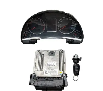 Audi A4 S4 B7 8E 8H Engine ECU kit and lock set 8E2910401E 8E0907401AL 0281013095