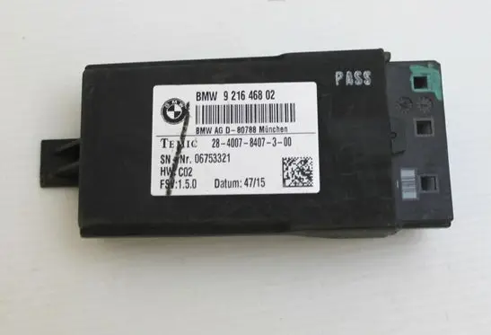 BMW 5 F10 F11 Seat heating relay 9216468