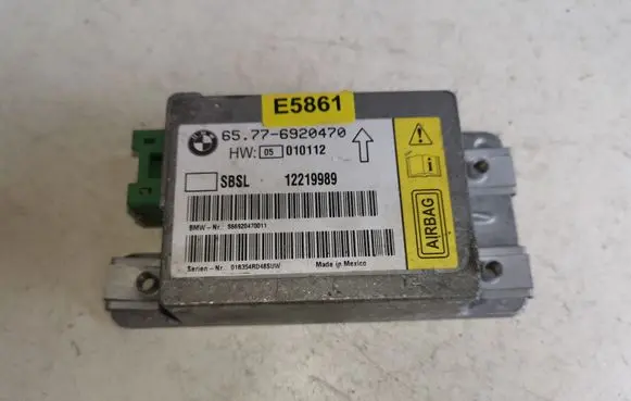 BMW 7 E65 E66 Airbag control unit/module 6920470 65776920470