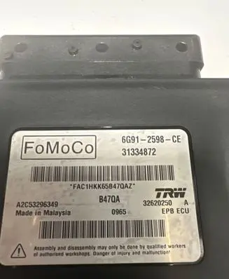 Volvo S60 Brake system control unit/module 6G912598CE 31334872 A2C53296349