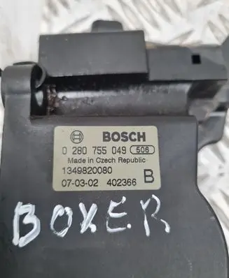 Peugeot Boxer Accelerator throttle pedal 0280755049