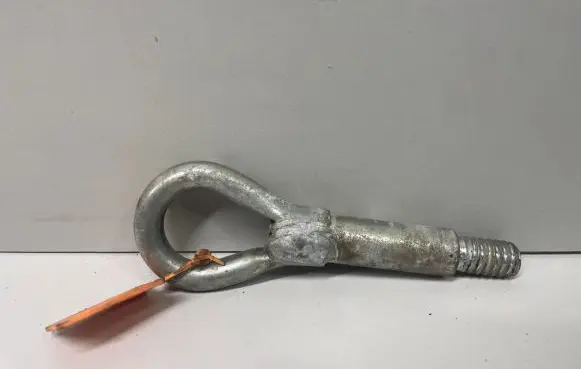 Towing hook eye