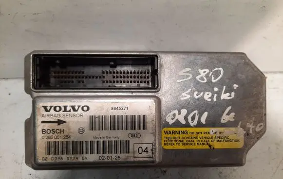 Volvo S80 Airbag control unit/module 0285001254 8645271