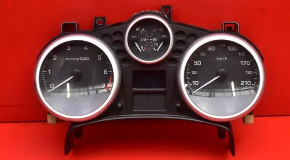 Peugeot 207 CC Speedometer (instrument cluster) 9666898580