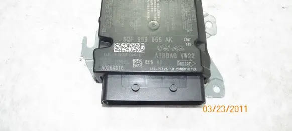 Volkswagen PASSAT B8 Airbag control unit/module 5QF959655AK