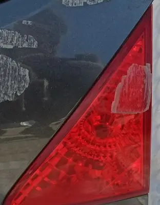 Peugeot 3008 I Tailgate rear/tail lights Pilka