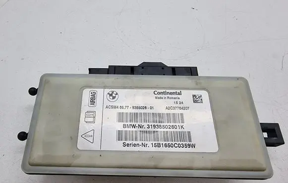 BMW 5 F10 F11 Airbag control unit/module 9385026 65779385026