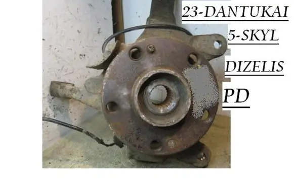 Renault Laguna I Front wheel hub spindle knuckle