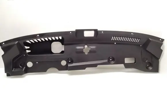 Engine bonnet/hood lock trim molding