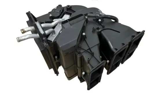 Interior heater climate box assembly