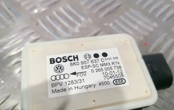 Audi Q5 SQ5 ESP acceleration yaw rate sensor 8K0907637C