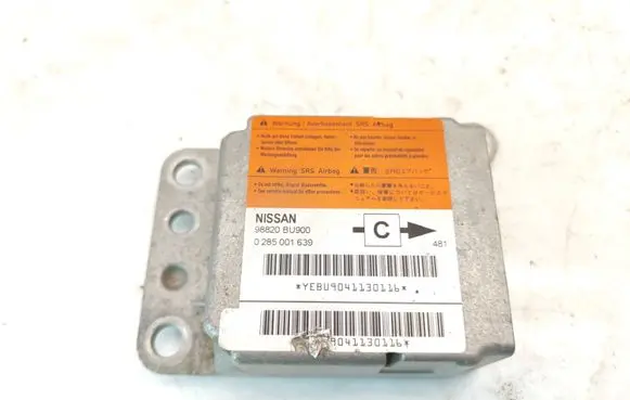 Nissan Almera Tino Airbag control unit/module 98820BU900 0285001639