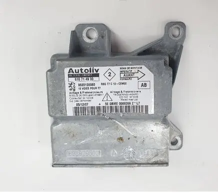 Peugeot 308 SW Airbag control unit/module 610714900 9665100080 0000359Z