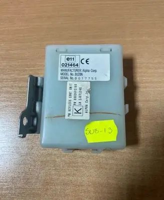 Keyless (KESSY) go control unit/module