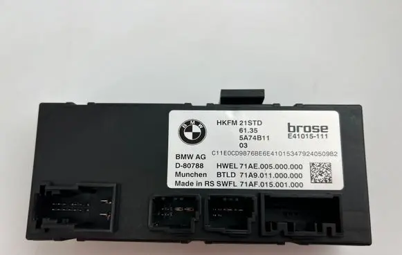 BMW iX1 Tailgate/trunk control unit/module 5A74B11 E41015111 71AE005000000