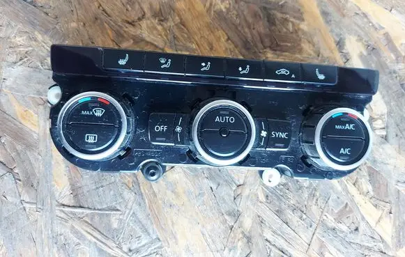 Volkswagen Touran II Climate control/heater control trim 3AA907044CK