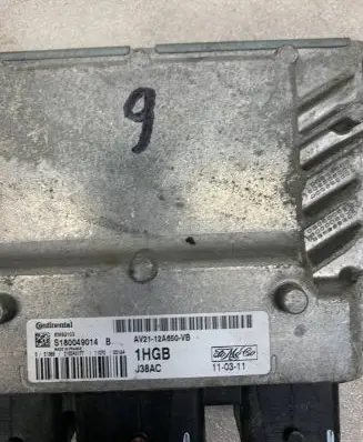 Ford Fiesta Engine control unit/module AV2112A650VB S180049014B