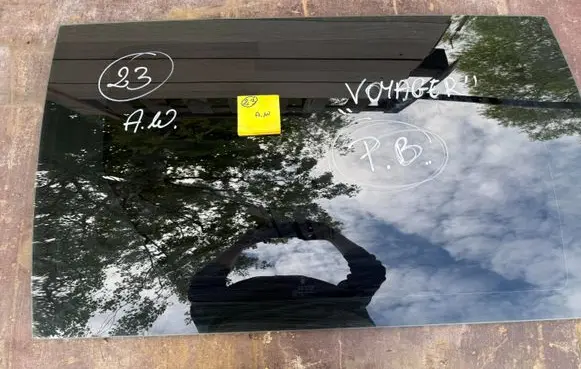 Chrysler Grand Voyager IV Rear windscreen/windshield window 98656565