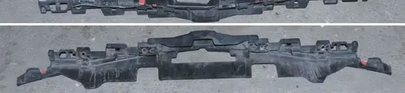 Engine bonnet/hood lock trim molding