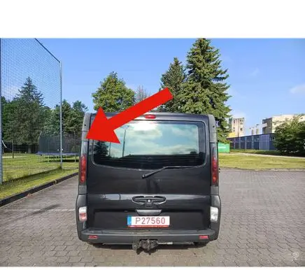 Renault Trafic II (X83) Rear light trim 