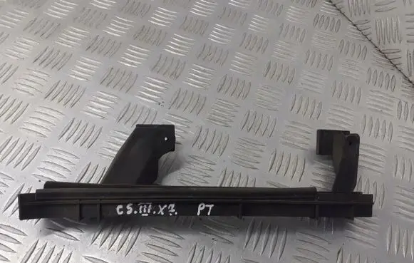 Citroen C5 Front door coupe window/glass frame 9657286580