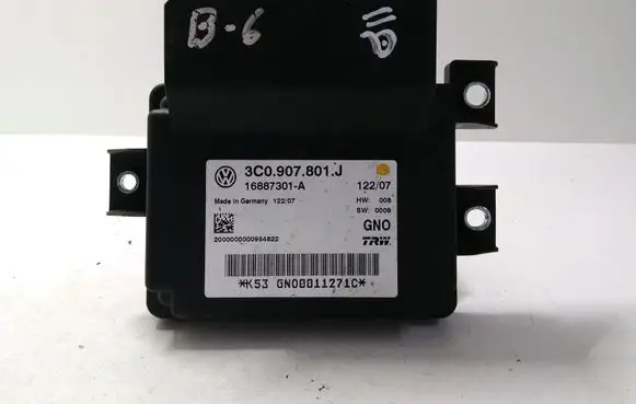 Volkswagen PASSAT B6 Hand brake control module 3C0907801J 16887301A