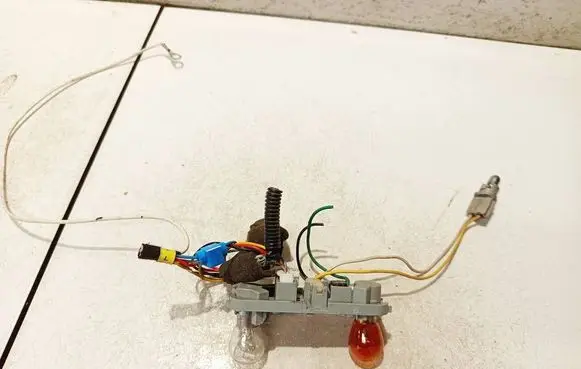 Toyota Yaris Tail light bulb cover holder 