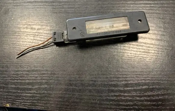 BMW 5 E34 Number plate light 63261378056