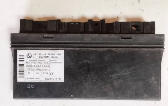 BMW 5 E60 E61 Comfort/convenience module 9176069 5WK49111D