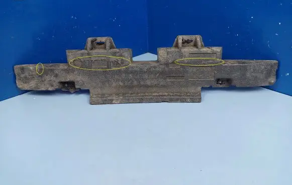 Peugeot 2008 II Rear bumper foam support bar 9831651480