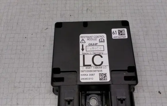 Ford Fiesta Airbag control unit/module 6S6T14B056LC 5WK43587 26060310