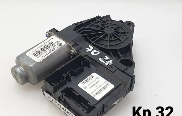 Volkswagen Touran I Front door window regulator motor 1T0959701Q 1K0959793T 402227C