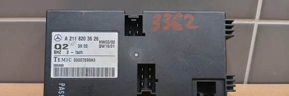 Mercedes-Benz E W211 Seat control module A2118203626 00007896A3 SW1901