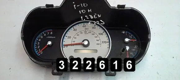 Hyundai i10 Speedometer (instrument cluster) 94001-0X290
