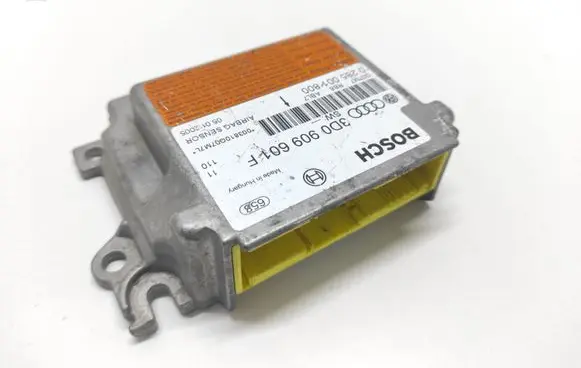 Volkswagen Touareg I Airbag control unit/module 3D0909601F 0285001800 G07M7RB8ABL7