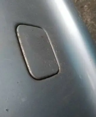 Peugeot 406 Rear bumper row hook cap/cover 